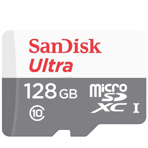 送料無料 128GB マイクロSD Ultra microSDXCカード Class10 UHS-I対応 SanDisk サンディスク SDSQUNR-128G-GN3MN/6509