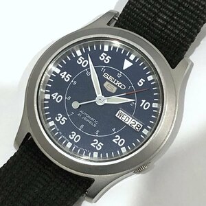 m001 T1(60) SEIKO セイコー5 メンズ自動巻腕時計 7S26-03J0 21石 裏スケ MADEIN JAPAN 日本製 稼動品 ミリタリーウォッチ