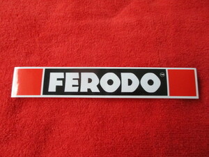 フェロード ステッカー シール デカール 新品 149mm x 25mm FERODO STICKER 送料84円定形郵便