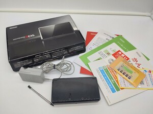 ニンテンドー3DS　コスモブラック　3DS　任天堂　Nintendo　初期化済み　動作確認済み