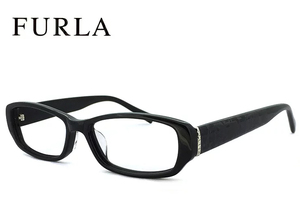 新品 フルラ メガネ FURLA 眼鏡 vu4806j-700x ジャパンフィット モデル レディース 女性用 ブラック 黒縁 黒ぶち