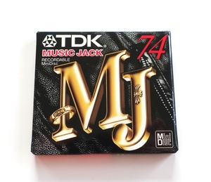 ☆新品☆MDディスク TDK MUSIC JACK MD-MJ74 高感度 高信頼設計ゴールドディスク 日本製 未開封品 希少 激レア 