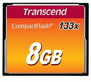 トランセンド CFカード 8GB (133X TYPE I )【データ復旧ソフト無償提供】TS8GCF133