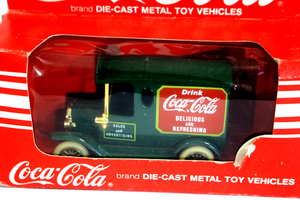 当時物★イングランド製　コカ・コーラ die-cast metal toy vehicles　ダイキャストトイヴィークル　ミニカー