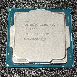 CPU Intel Core i5 8500 3.0GHz 6コア6スレッド CoffeeLake PCパーツ インテル 動作確認済み