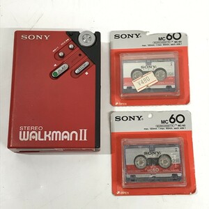 SONY ソニーカセットプレーヤー WM-2 ウォークマン STEREO CASSETTE WALKMAN カセットテープ 角D0401-29