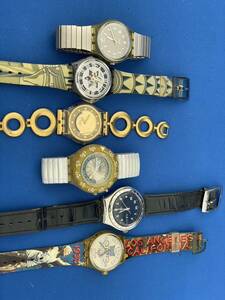 SWATCH クォーツ腕時計6点まとめジャンク品管理番号5-A32