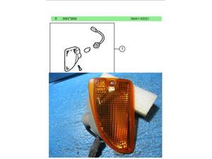 スバル 純正 プレオ 《 RA2 》 右ターンシグナルランプ 84441-KE020 P21400-20001627