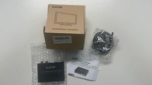 BLUPOW 4K30Hz HDMI分配1入力2出力 + 音声分離器（光デジタル/アナログ音声出力）
