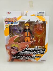 新品 未開封 Naruto ナルト 疾風伝 アニメヒーローズ ビヨンド Anime Heroes Beyond うずまきナルト 尾獣化 可動フィギュア USAバンダイ