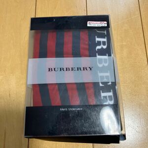 新品 バーバリー BURBERRY ボクサー ボーダー パンツ L 百貨店購入