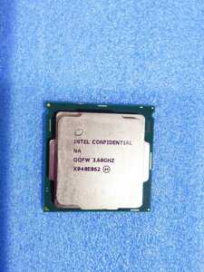 【中古動作品】管D53 INTEL CONFIDENTIAL ES品 CPU i3-9100