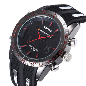 JLY092－1#STRYVEラグジュアリーメンズ腕時計 防水 LED デジタル クォーツ ミリタリー 海外ブランド
