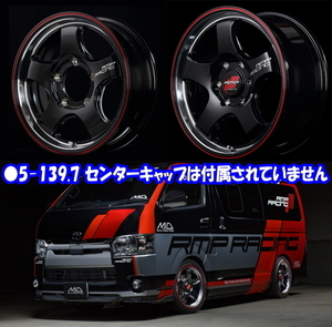 業販品 新品 18インチ RMP RACING R05HC 8J+38 6-139.7 106φ 4本 レッドライン BK/RVP/RED MID 特選タイヤ 265/65R18 夏タイヤ