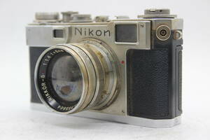 【訳あり品】 ニコン Nikon S2 NIKKOR-S C 5cm F1.4 レンジファインダー カメラ C4541