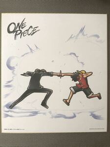 ワンピース ONE PIECE 一番くじ 色紙 ルフィ