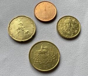 ユーロコイン 2セント 10セント 20セント 50セント 硬貨