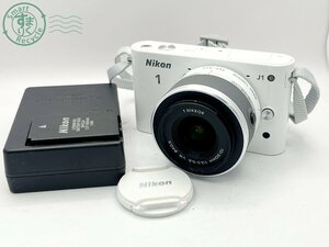2405601883　■ Nikon ニコン J1 ミラーレス一眼レフデジタルカメラ 1NIKKOR 10-30 バッテリー・充電器付き 通電確認済み
