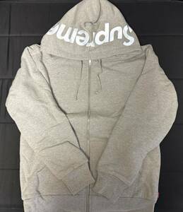 【送料無料】 Supreme Hood Logo Thermal Zip Up Hoodie シュプリーム パーカー サーマル リフレクター グレー 2011 秋冬