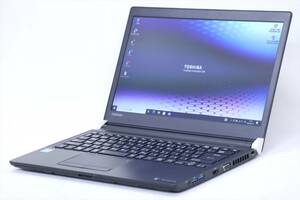 【1円～】コスパ最高！バッテリー良好！Office2021搭載即戦力PC！dynabook R73/J Celeron 3865U RAM8GB SSD128GB 13.3TFT Win10