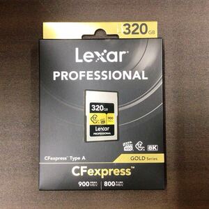 【新品・未開封・正規品保証】Lexar CFexpressカード TypeA 320GB GOLD series cfexpress type a