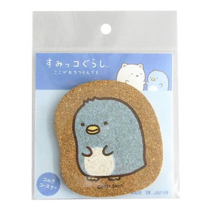 ☆ ぺんぎん（本物） ☆ キャラクター ダイカットコースター コースター コルク コルクコースター ダイカット 茶たく 茶托