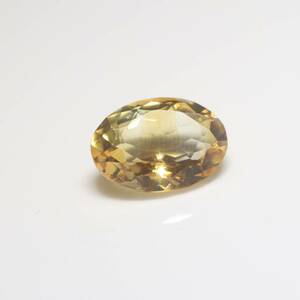 大粒18x13mmシトリンオーバル 重さ約11.92ct