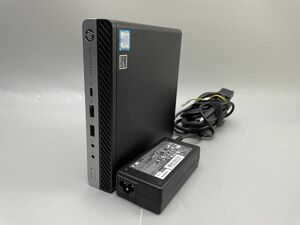 ★1円スタート★第6世代★HP EliteDesk 800 G3 Core i5 6500T 8GB 500GB★現状引き渡し★OS無★BIOS起動までの動作確認★AC付★