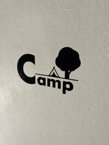 261.【送料無料】 Camp カッティングステッカー　テントCAMP アウトドア 【新品】