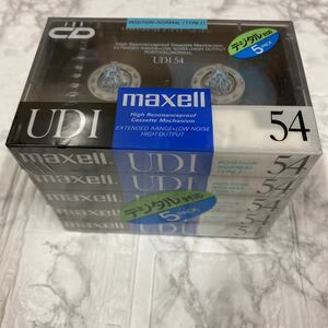 maxell カセットテープ ノーマルポジション　UD Ⅰ 54 年代物　マクセル