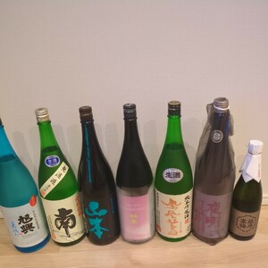 日本酒いろいろまとめ売り　1800ml×6本セット+おまけ1本　鍋島　山本　鳳凰美田　南　旭興　夜明け前　越乃寒梅（おまけ）送料無料