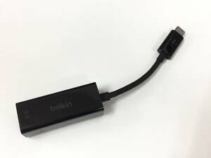 〇belkin USB-C to Ethernet Adapter イーサネットアダプター F2CU040 動作品