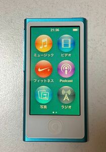 ＊ iPod nano　第7世代 ブルー A1446　16GB ＊