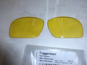 トリガーマン用 カスタムレンズ（9314アジアンフィット不可） HD YELLOW 新品　Oakley TRIGGERMAN Sunglasses　TRIGGER MAN