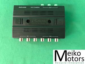 MR294 中古 トヨタ 社外 RSPEC Data System データシステム AVセレクターオート AVS430 3入力 1出力 外部入力増設 本体のみ 動作保証