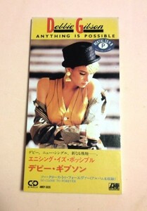 8cmCD デビーギブソン(Debbie Gibson) 「Anything Is Possible/So Close To Forever」 レンタル落ち