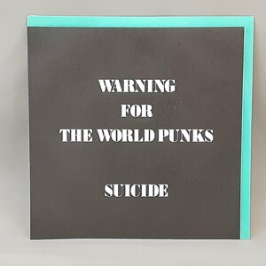 サイン ◇ SUICIDE / WARNING FOR THE WORLD PUNKS (EP) PS-4093