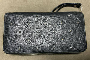 カッコイイ！LOUIS VUITTON ルイ ヴィトンルイビトン男性用長財布　型番M61442 　カラー ブラック美品 【中古】