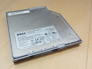 ★動作品★DELL デル FDDM-101 3モードフロッピーディスクドライブ USB i/FタイプNEC FD3238T内臓 外付けFDDとして利用可能 送料230円 