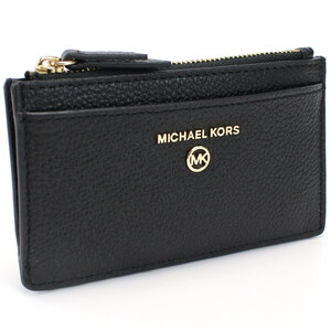 【新品 未使用】マイケルコース MICHAEL KORS JET SET CHARM キーリング付き 小銭入れ コインケース 34H0GT9D6L BLACK ブラックレディース