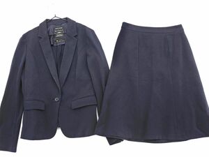 Reflect リフレクト セットアップ ジャケット スカート スーツ size7/紺 ■◇ ☆ ecb8 レディース