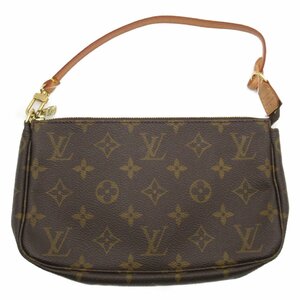 LOUIS VUITTON ルイ・ヴィトン アクセサリーポーチ（取っ手あり） ポシェット・アクセソワール ブラウン系 モノグラム 中古 レディース