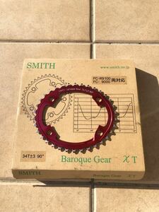スミス　バロックギア 34±3 90° レッド　赤　非楕円インナーギア