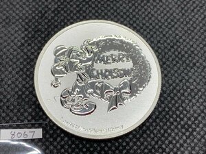 31.1グラム 2021年 (新品) ニウエ「ミッキーマウス・クリスマス」純銀 1オンス 銀貨