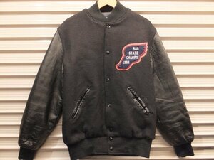 USED/80s VINTAGE/HOLLOWAY/スタジャン/AWARD/VARSITY JACKET/スタジアムジャンパー/ヴィンテージ/ホロウェイ/レザースリーブ/アメリカ製