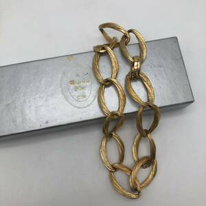 Christian Dior クリスチャン ディオール ネックレス ゴールド ビッグチェーン アクセサリー P1404