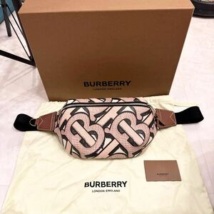 Burberry TB モノグラム ボディバッグ