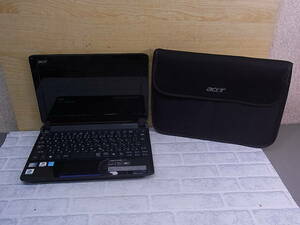 ◎L/387●エイサー acer☆10.1型ノートパソコン☆Aspire one NAV50☆Atim N450 1.66GHz☆HDD/メモリ/OSなし☆動作不明☆ジャンク