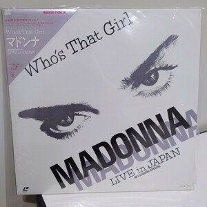 【マドンナ】MADONNA Who’s That Girl レーザーディスク Live