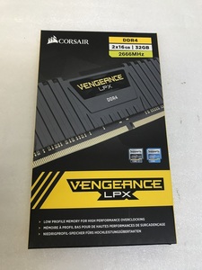 CORSAIR PC4-2666V 16GB 2枚組 1セット 32GB DDR4 デスクトップ用メモリ 288ピン ECC無し DDR4- PC4-21300 16GB 2枚 32GB DDR4 DESKTOP RAM